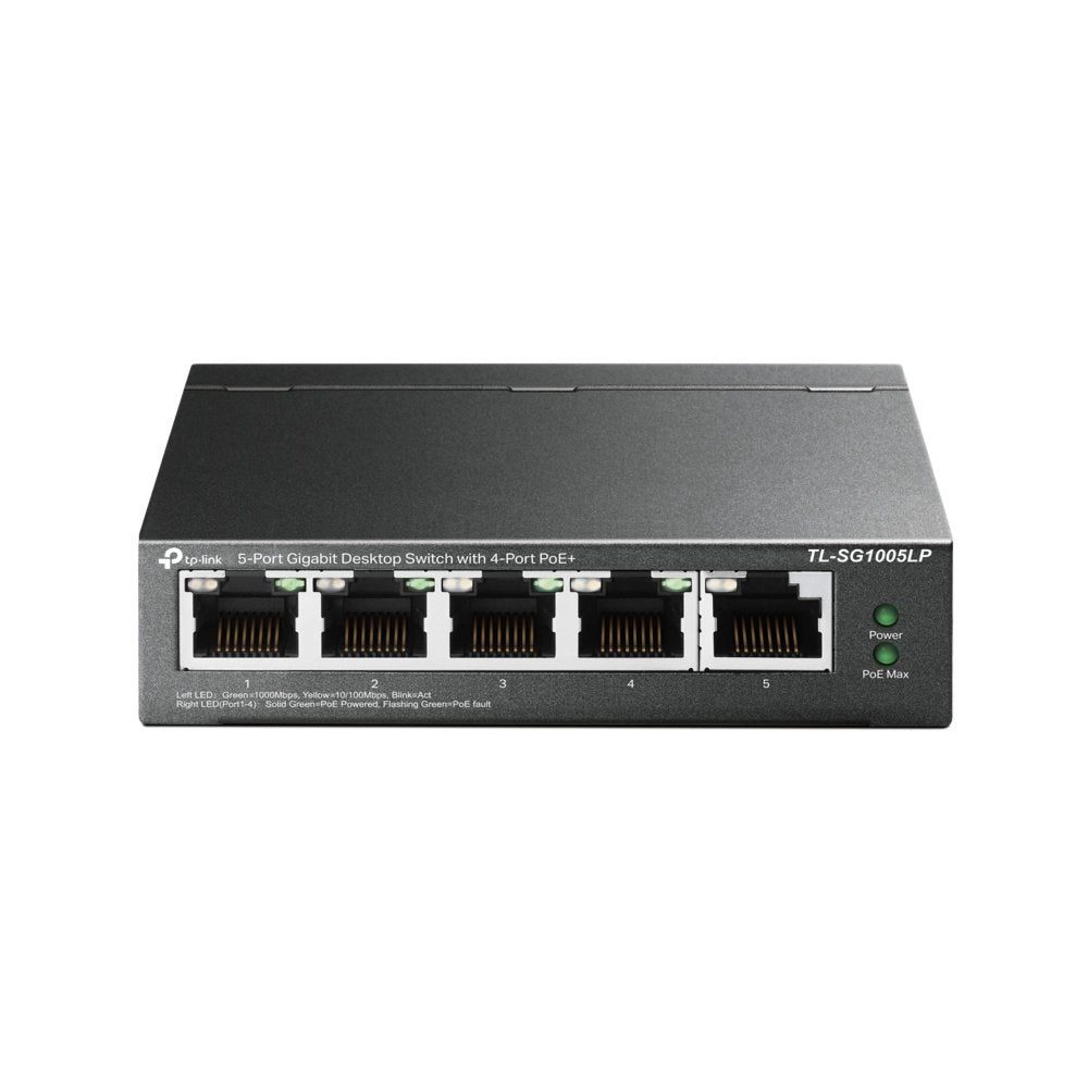 TP-Link TL-SG1005LP | Unmanaged | Gigabit Ethernet (10/100/1000 Mbps) | Power over Ethernet (PoE) - Matmuis